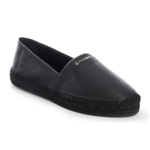 NIB $695 GIVENCHY Mono Espadrille BLACK/ BLACK, Size 11US / 41EU